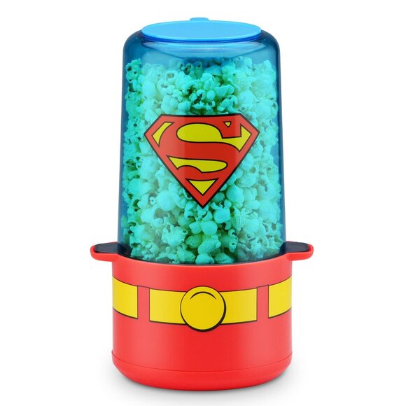 NIB DC Comics TM Superman Man of Steel Mini Stir Popcorn Maker Popper - Picture 2 of 7